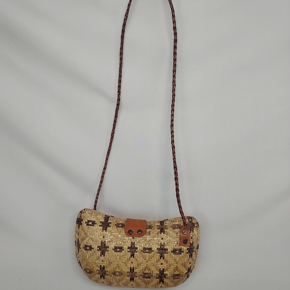 NWT Small Kwun Fung Rattan Purse - Picture 5 of 14